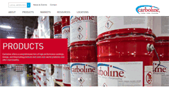 Desktop Screenshot of carboline.com